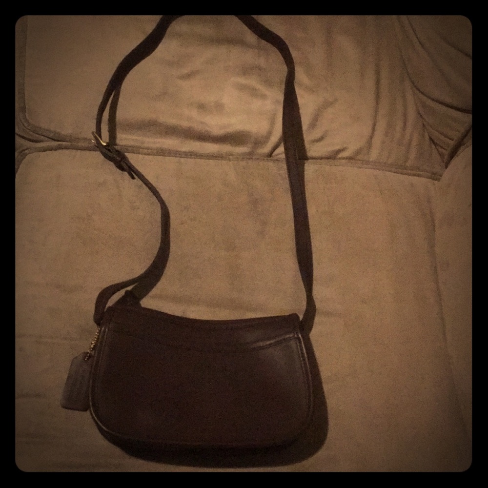 Coach leather crossbody purse
